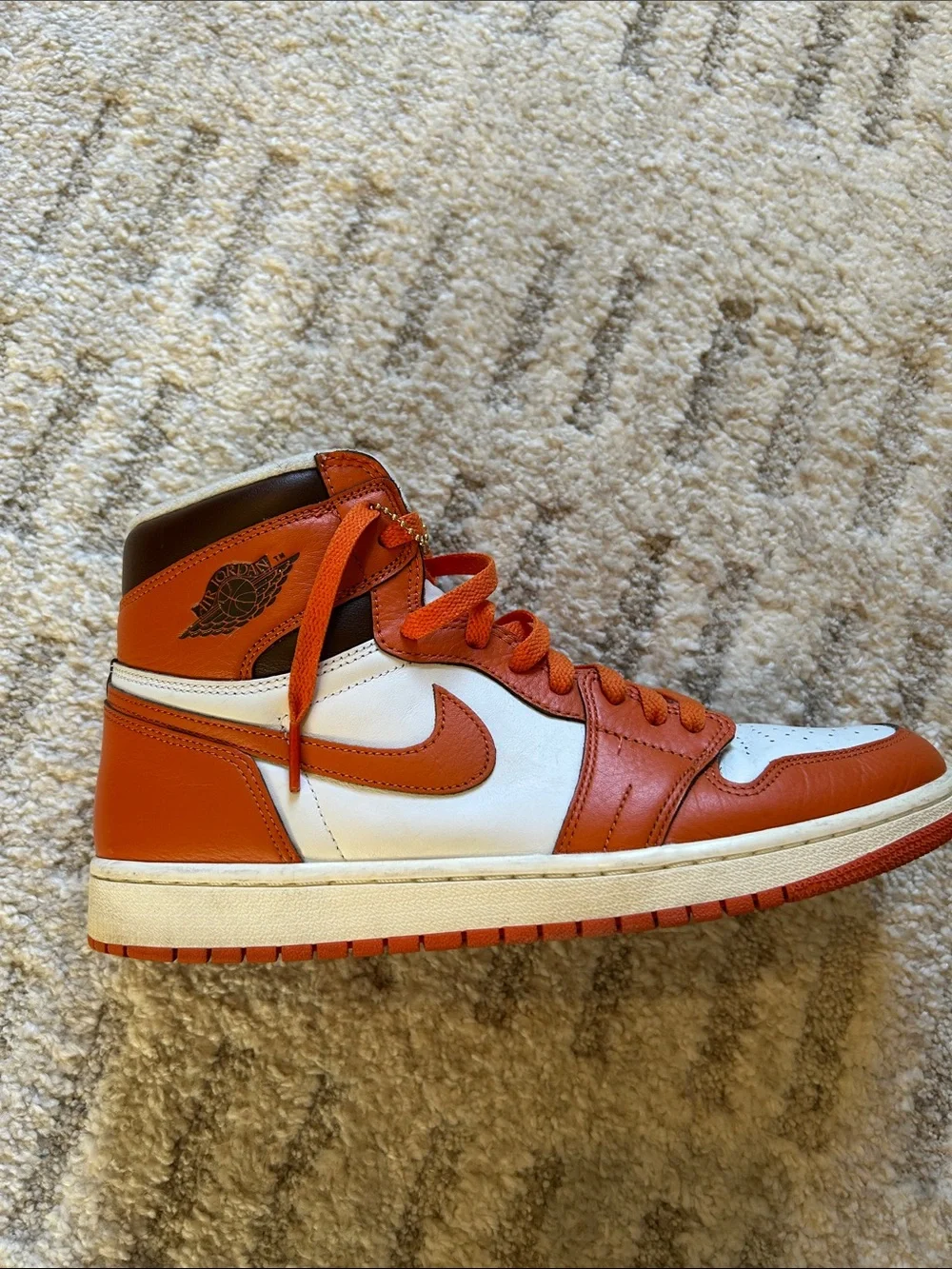 Jordan orange white